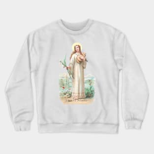 Saint Agnes, Virgin: For all the Saints Series Crewneck Sweatshirt